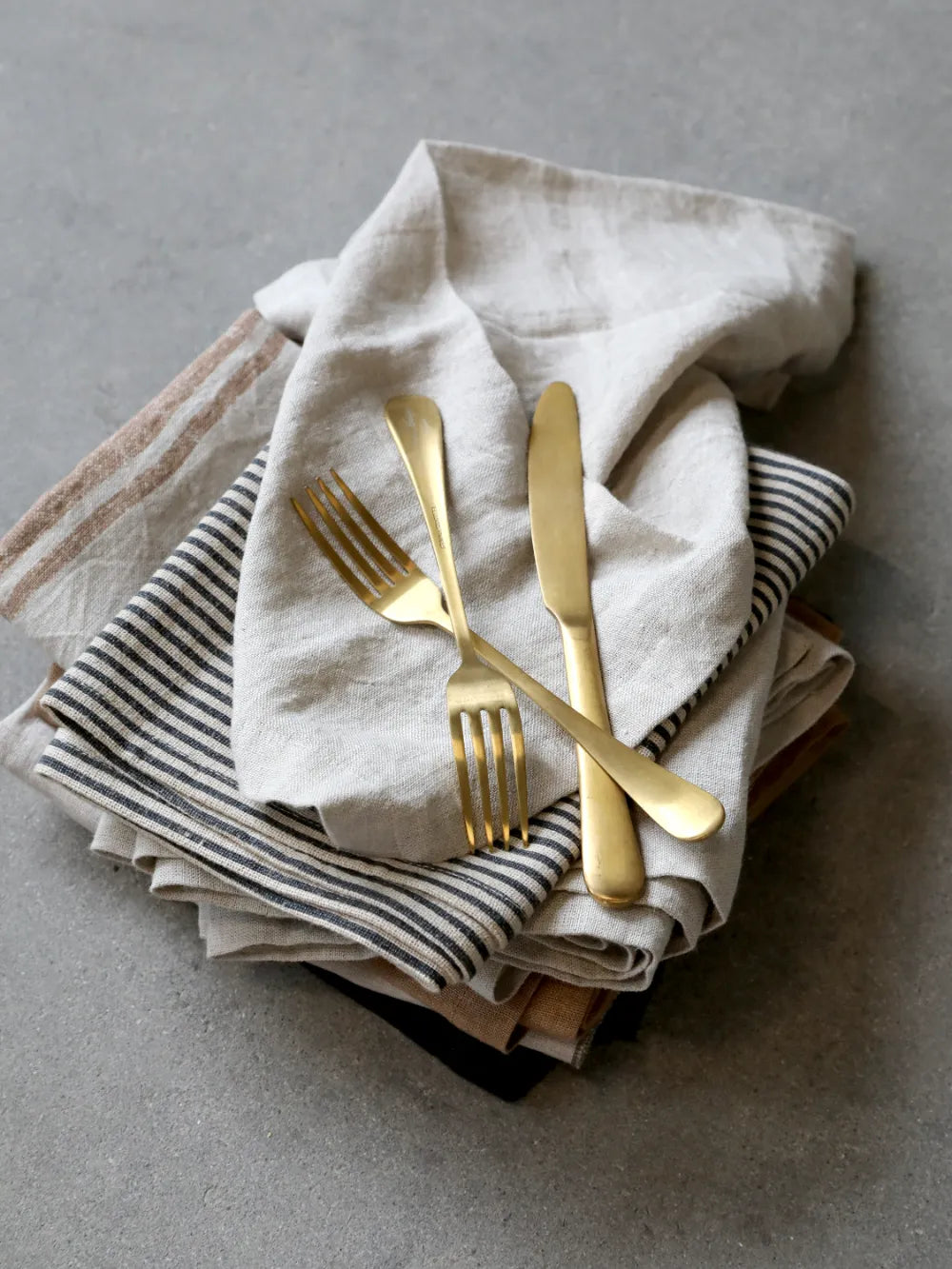 Chic Antique - Nordique Bestik sæt af 4, guld