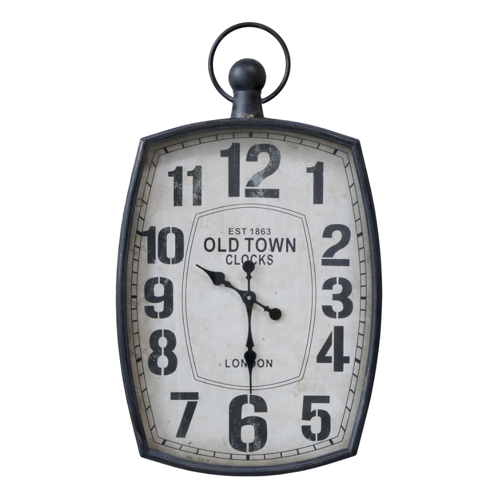 Chic Antique - Vægur, H84 cm kul