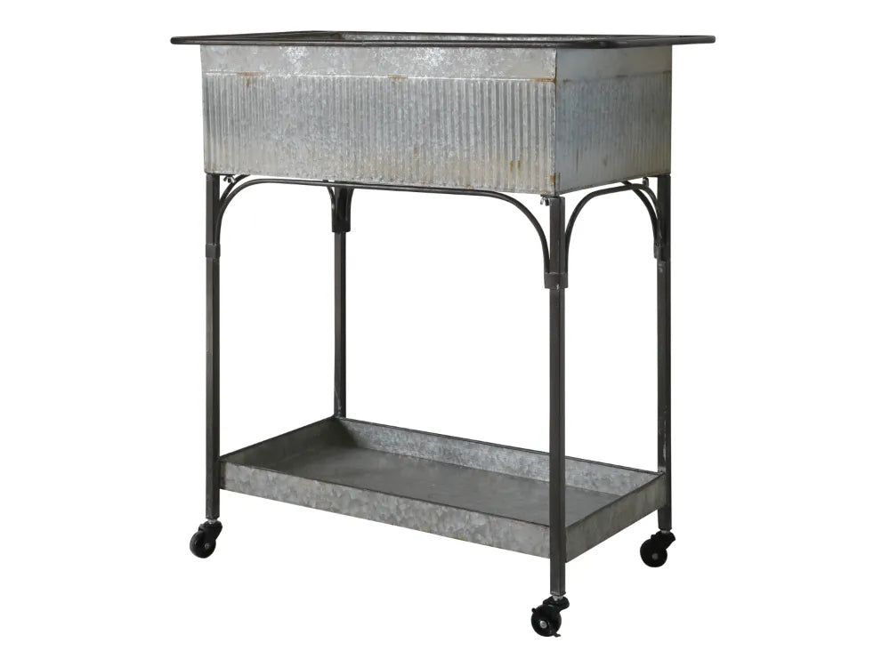 Chic Antique - Plantekasse på hjul til dekoration