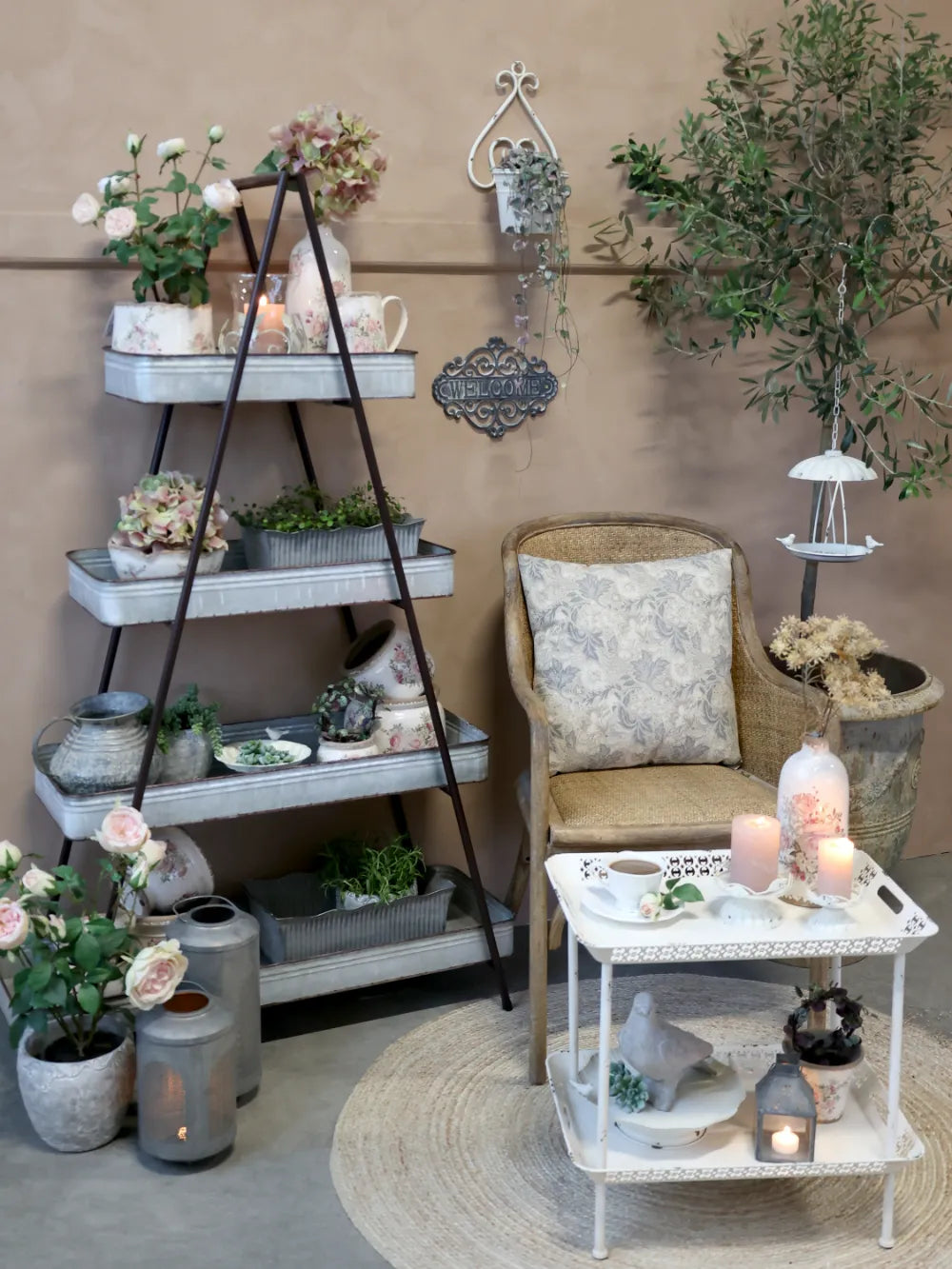 Chic Antique - Skilt "Welcome"