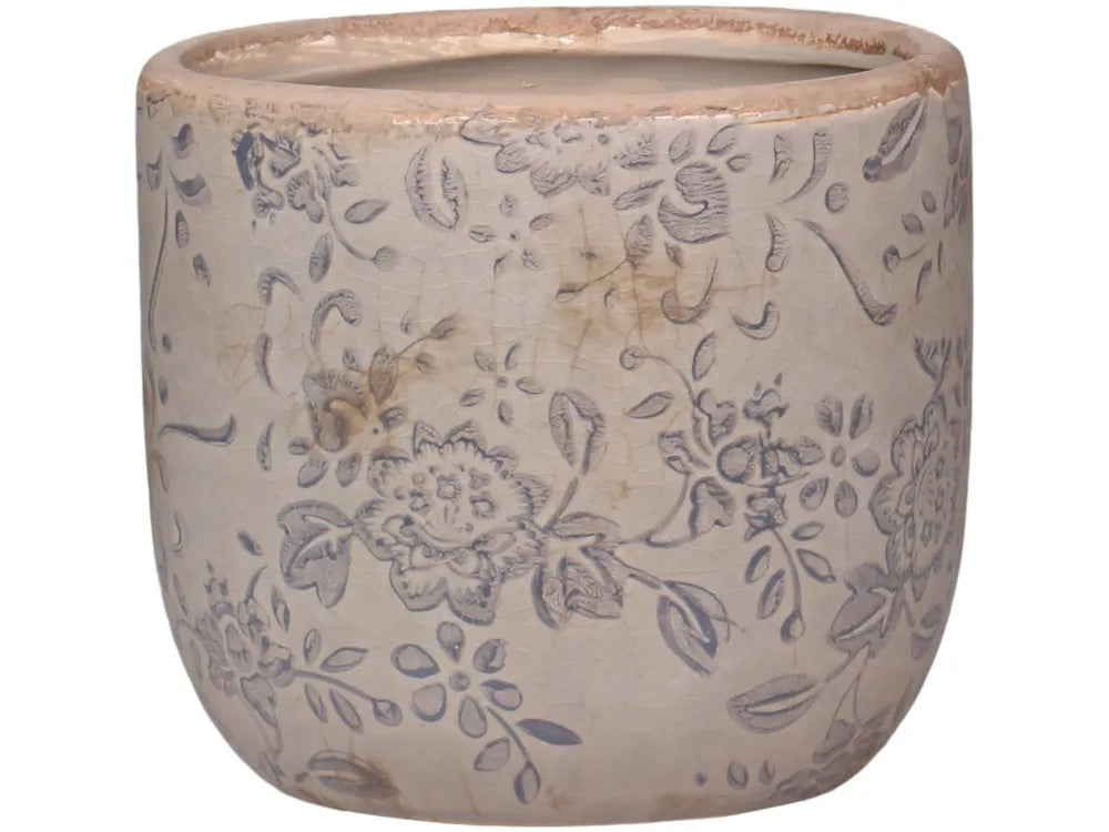 Chic Antique Melun Skjuler med Fransk Mønster H10 cm Ø11 cm