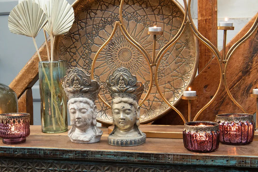 Clayre & Eef - Dekorativ Statue af Buddha