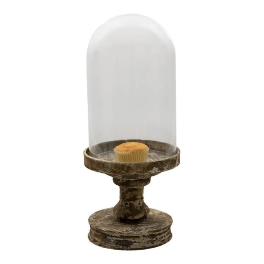 Clayre & Eef - Klokkekrukke i Metal og Glas