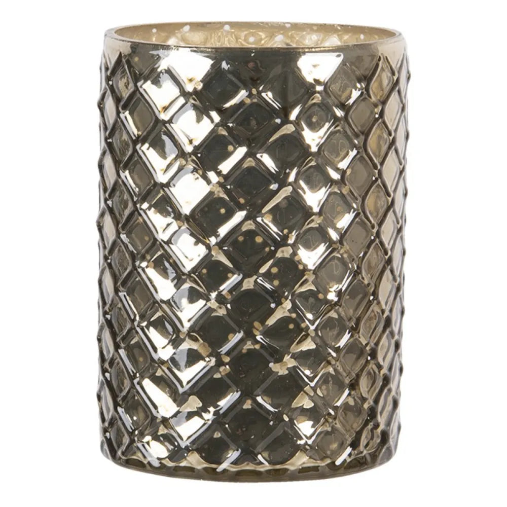 Clayre & Eef - Glas Fyrfadsstage i Guld