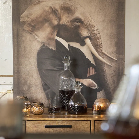 Clayre & Eef Karaffel i Klar Glas 36 cm