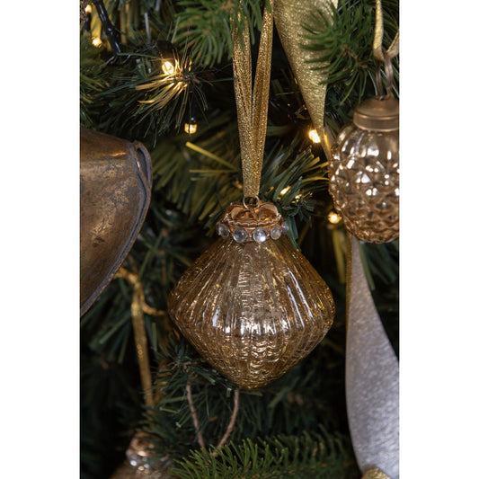 Clayre & Eef - Gylden Julekugle