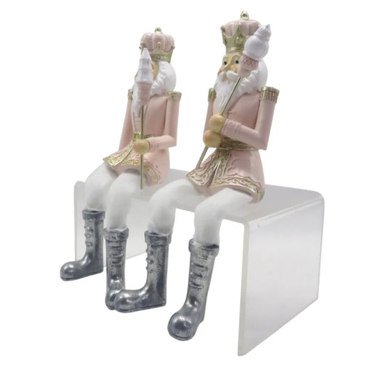 Clayre & Eef Lyserød Nøddeknækker L6xB6xH21 cm