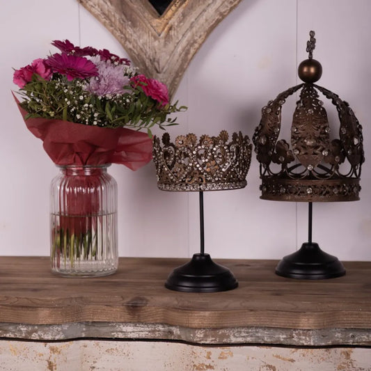 Clayre & Eef - Stilfuld Dekorativ Krone i Brunt