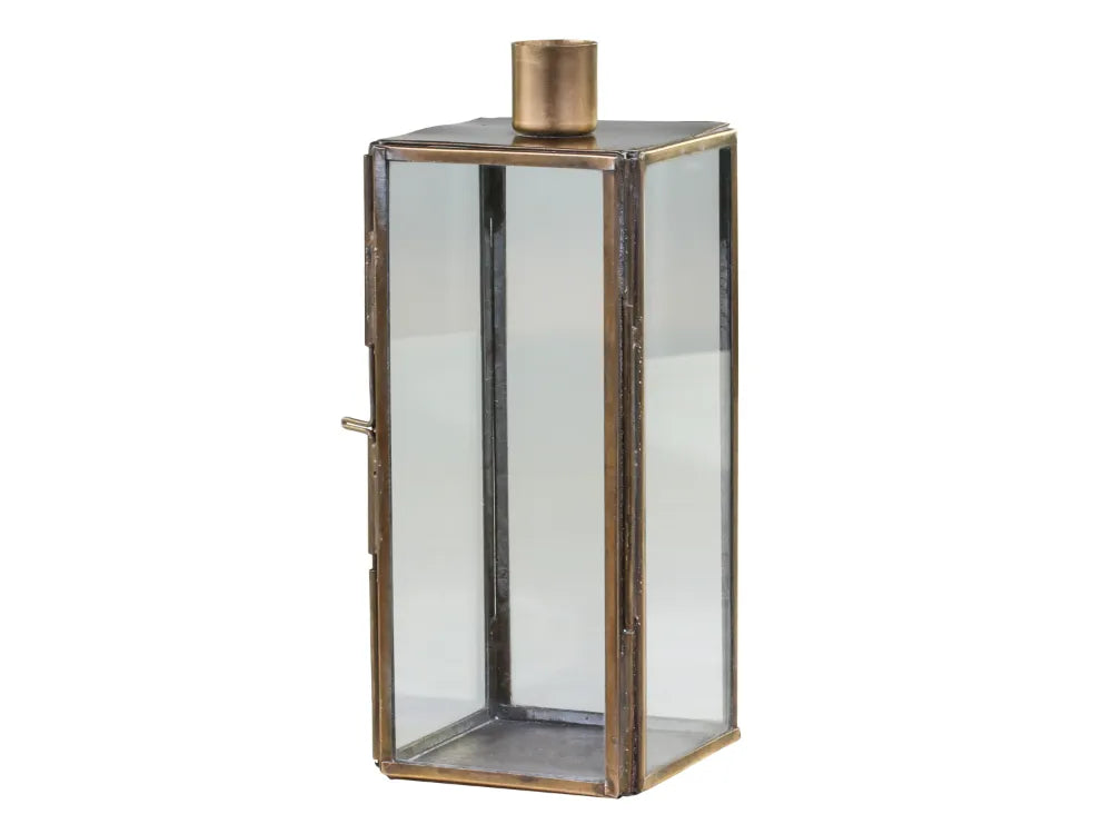 Chic Antique - Lysestage antique messing H19