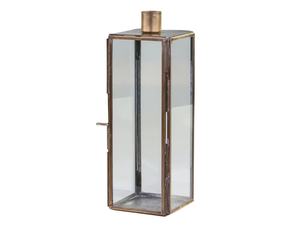 Chic Antique - Lysestage antique messing H22