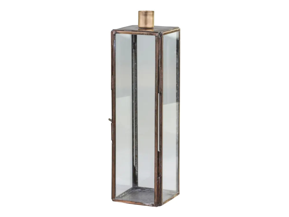 Chic Antique - Lysestage antique messing H27