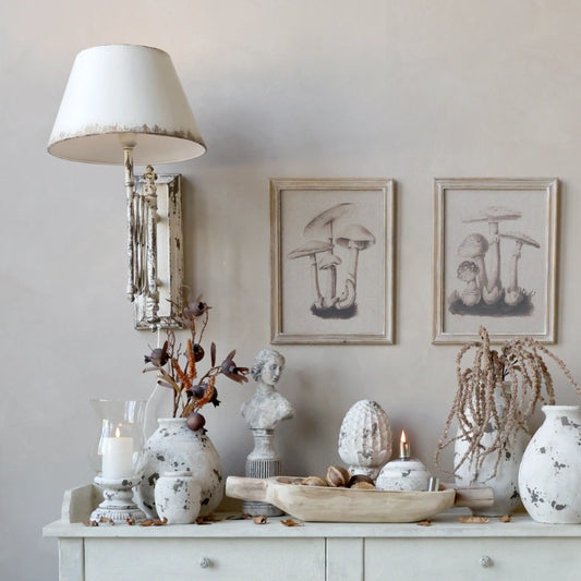 Chic Antique - Lampe til væg, antique creme
