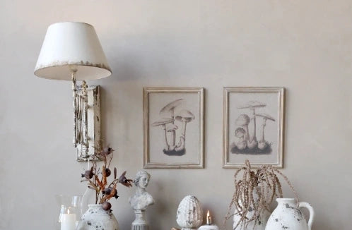 Chic Antique - Lampe til væg, antique creme