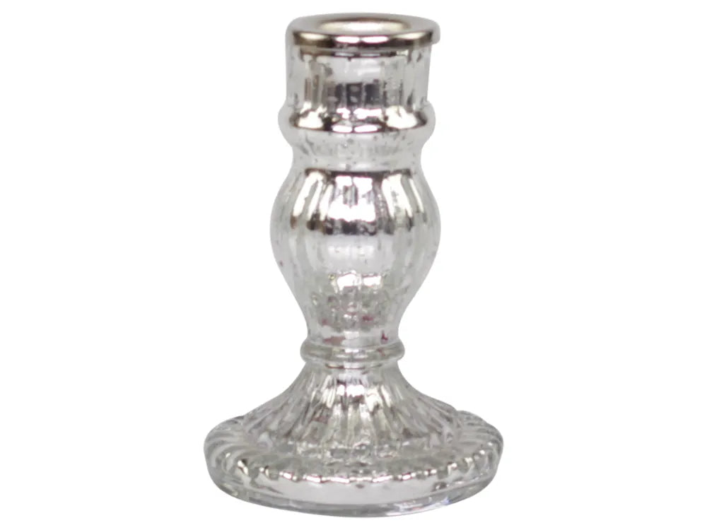 Chic Antique - Lysestage m riller til kronelys H11 cm
