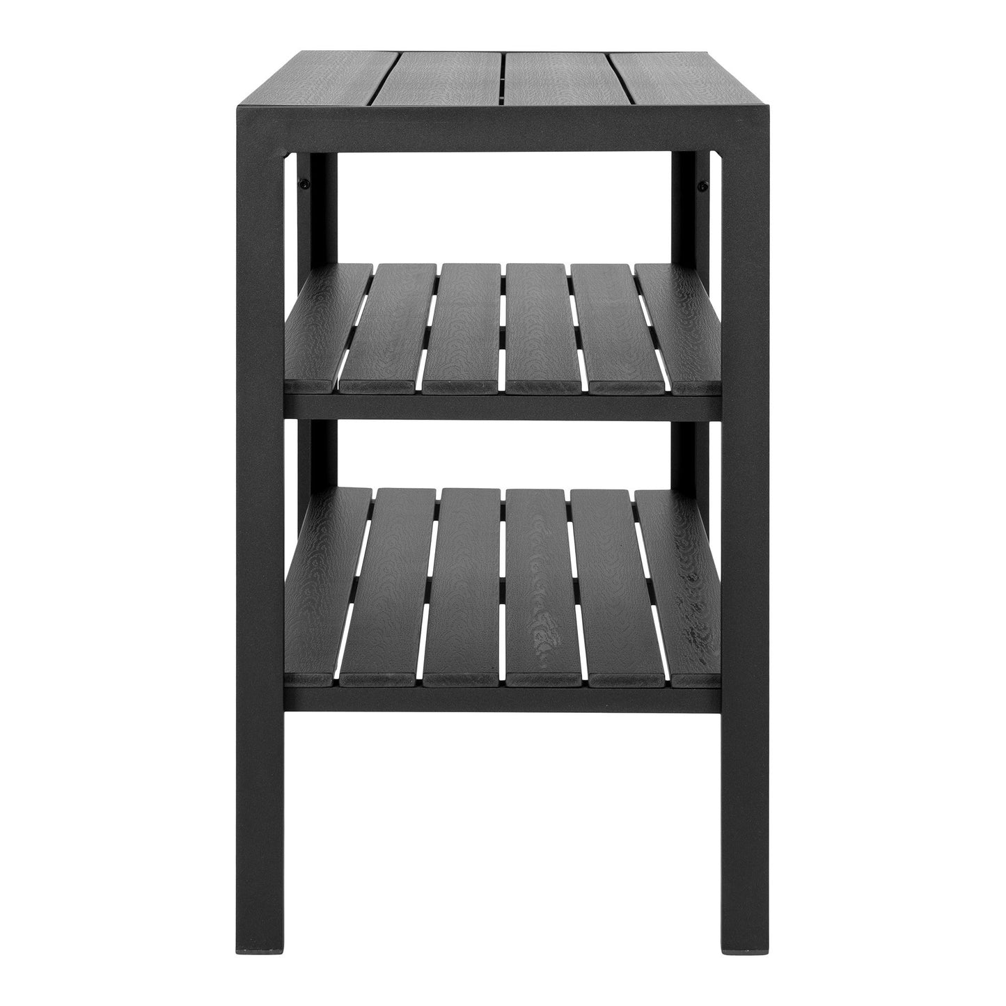 House Nordic - Taormina Serveringsvogn, aluminium/nonwood, sort, 3 hylder