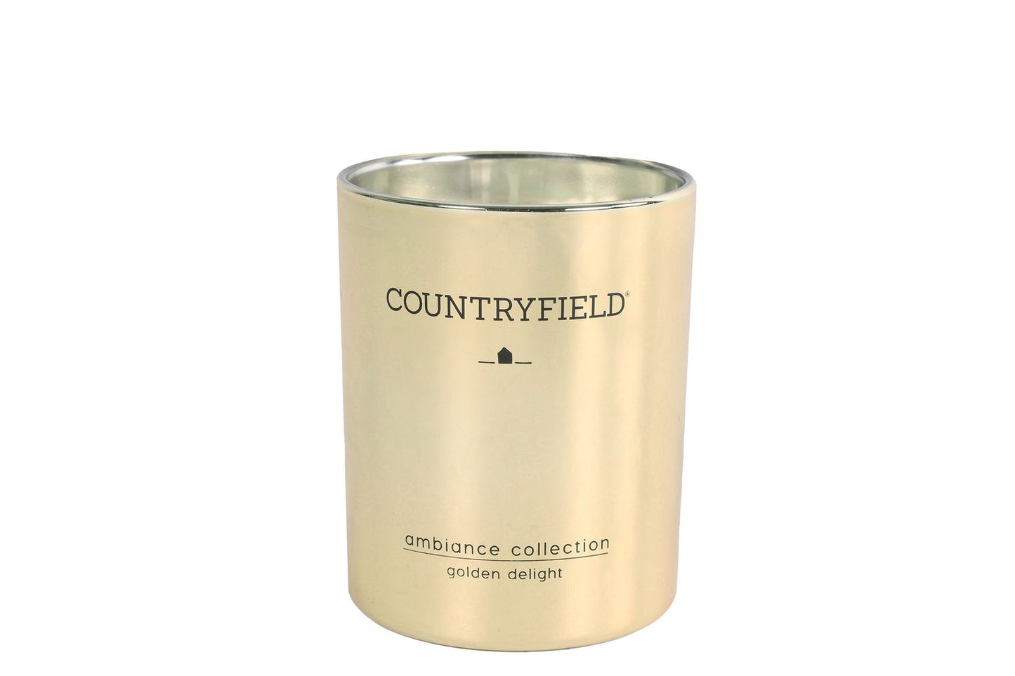 Barbara - Countryfield Duftlys i Soya, Guldfarvet, H9 cm