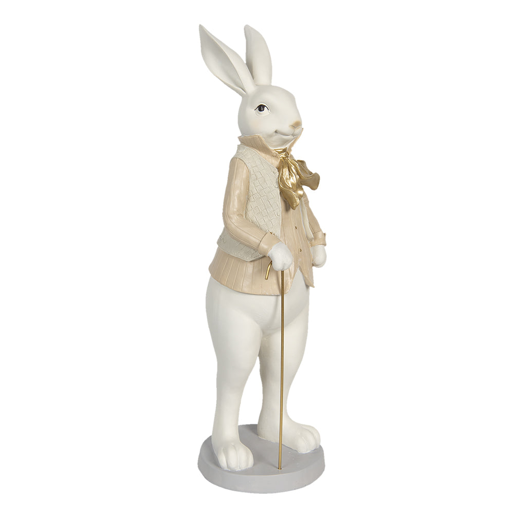 Clayre & Eef - Statue kanin med stok