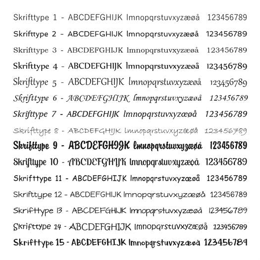 Skrifttyper