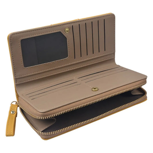 Clayre & Eef Gul Kunstlæder Håndtaske 19x10x3 cm