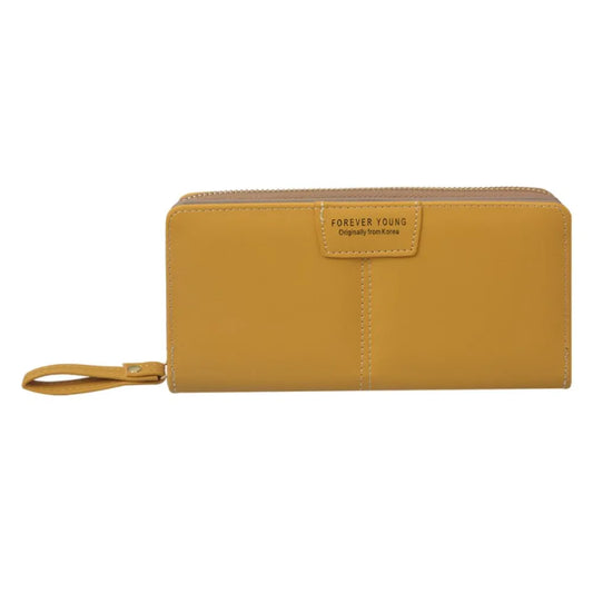 Clayre & Eef Gul Kunstlæder Håndtaske 19x10x3 cm