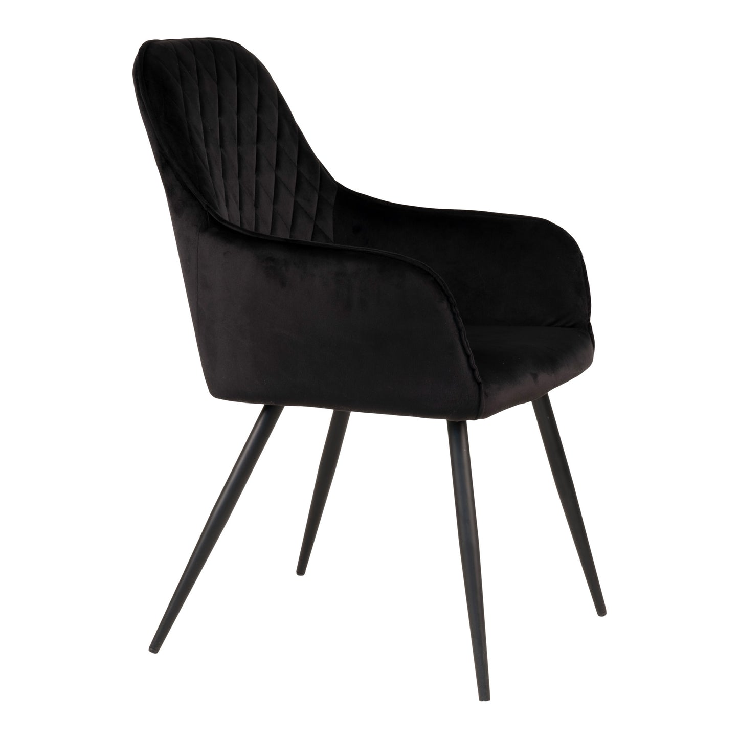 House Nordic - Harbo Dining table chair, Chair in black velour