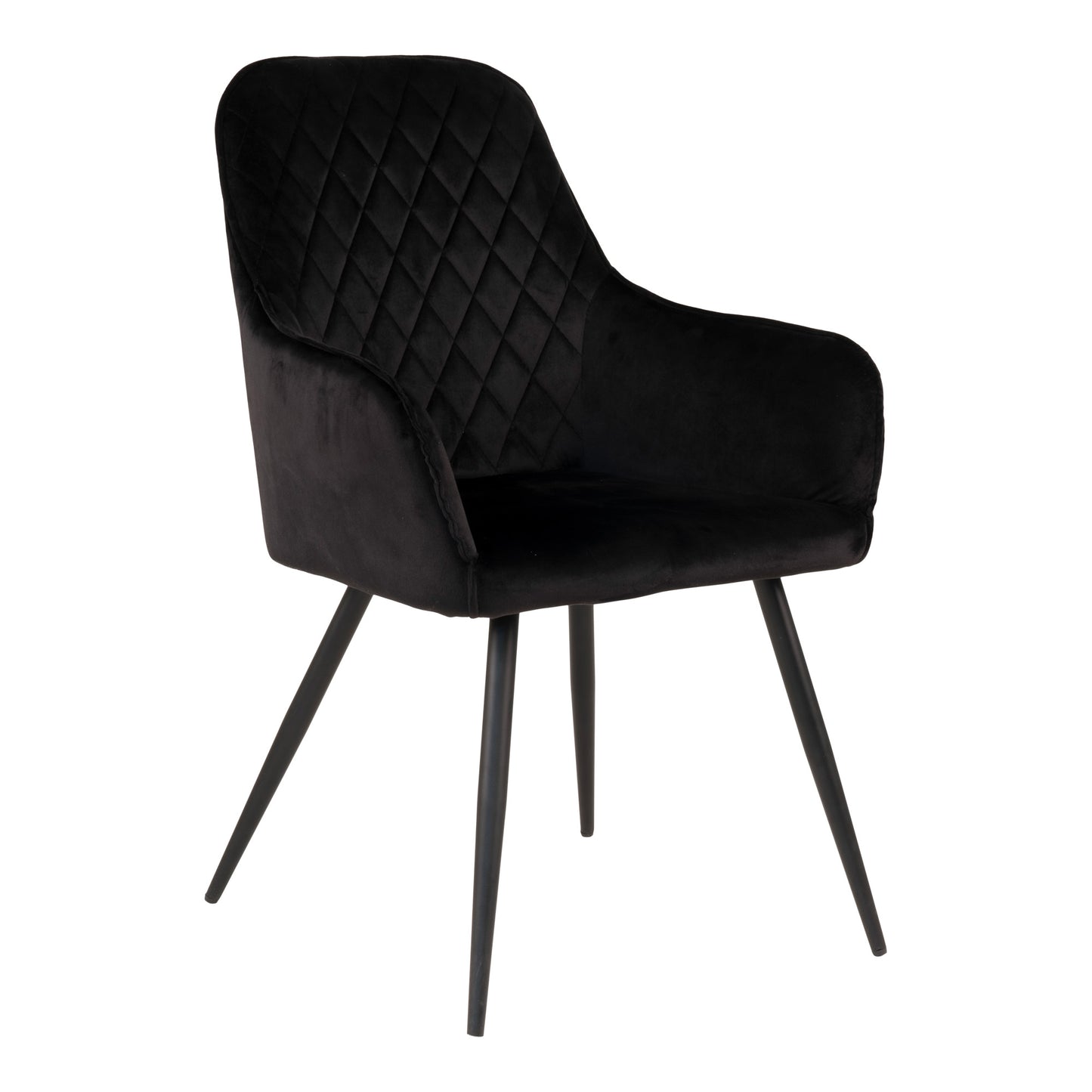 House Nordic - Harbo Dining table chair, Chair in black velour