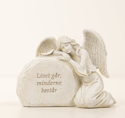 La Vida - Angel, life goes, memories last, grave decoration
