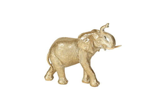 Speedtsberg Elephant, Antique Gold, 21x10x18 cm, Polyresin