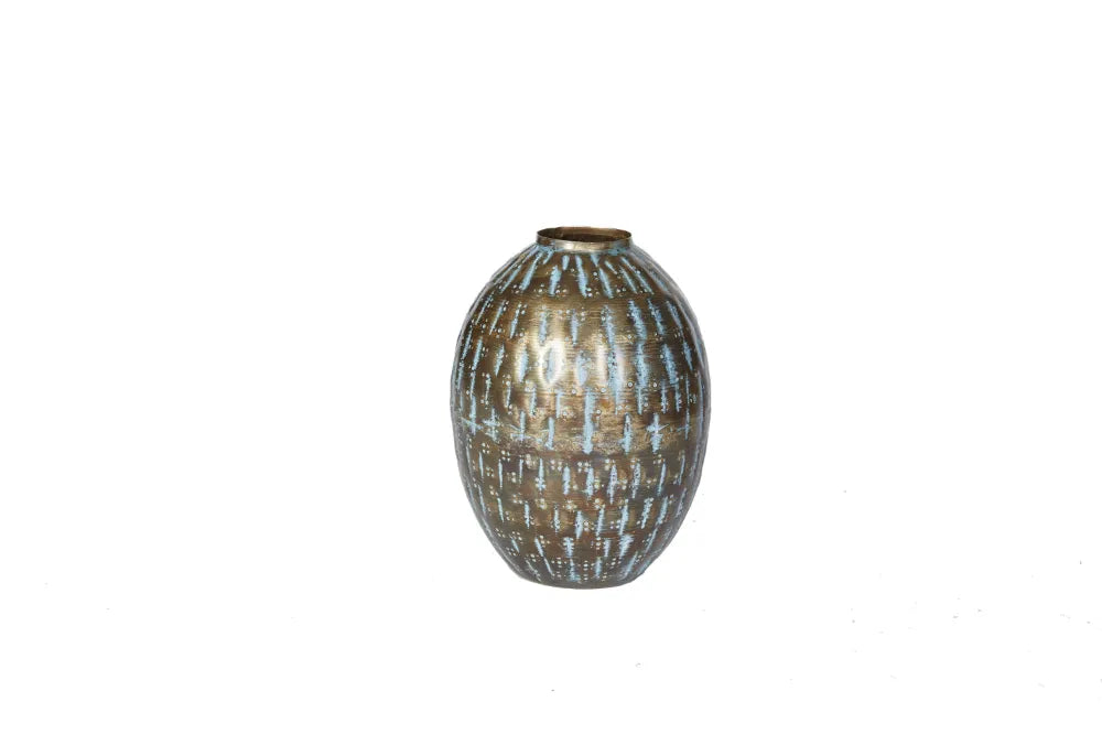 Speedtsberg - Vase til dekoration, antik guld/grøn