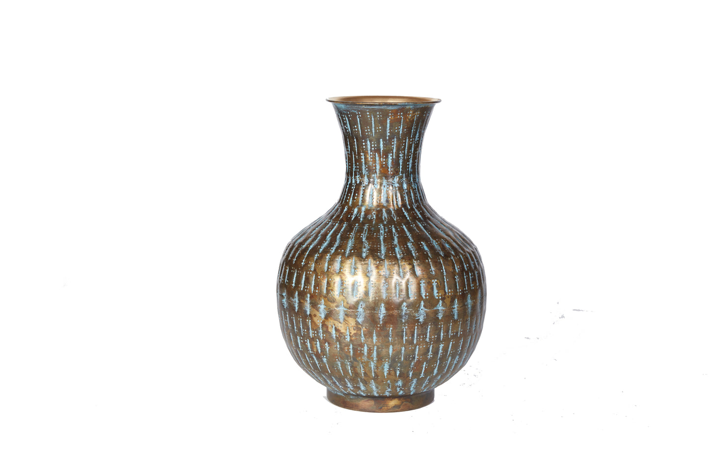 Speedtsberg - Vase i metal, antik guld
