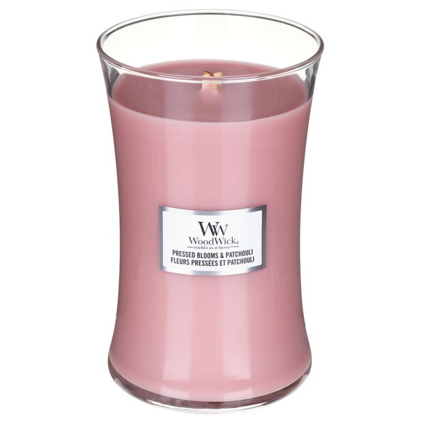 WoodWick - Large Hourglass - Pressed Blooms &amp; Patchouli