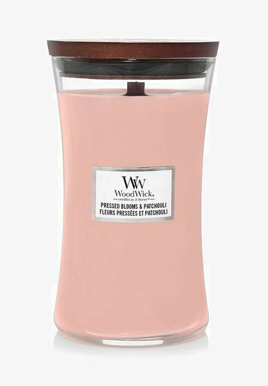 WoodWick - Large Hourglass - Pressed Blooms & Patchouli