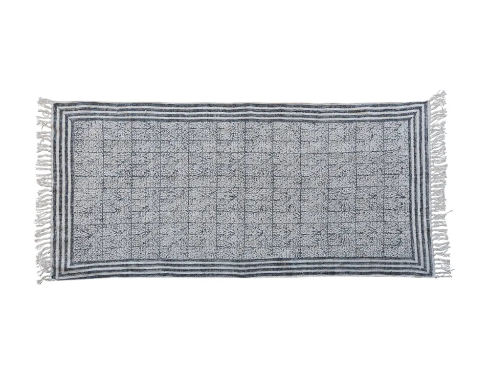 Chic Antique - Rug with striped border