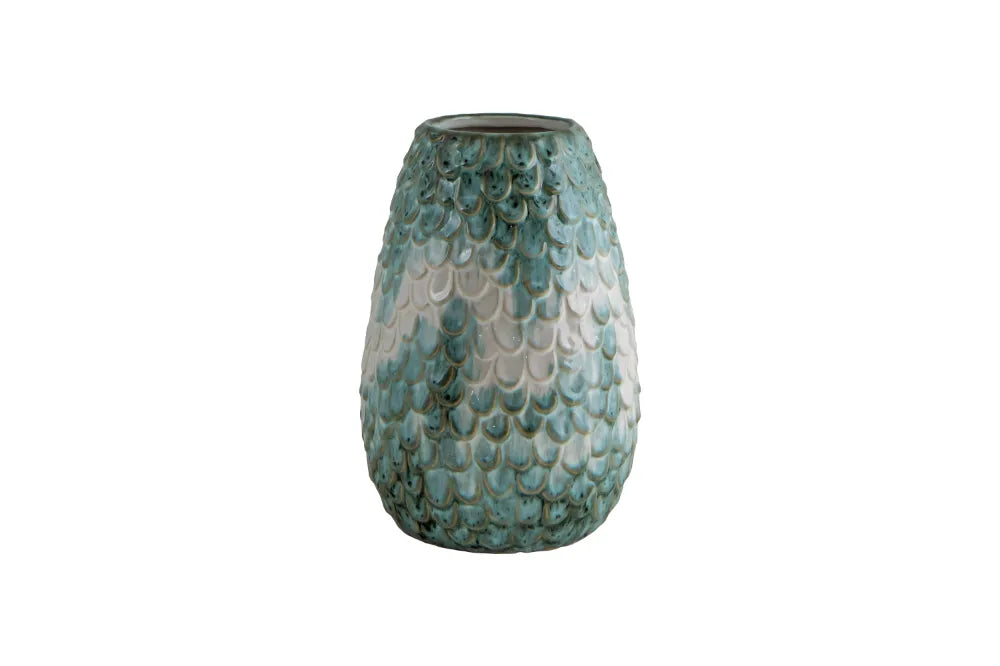 Speedtsberg - Vase, keramik, blå regnbue