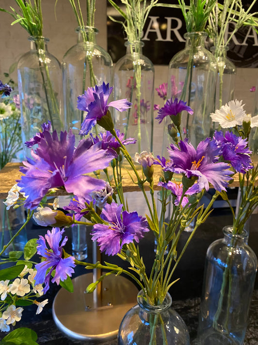 Barbara Artificial Carnation, Purple, H60 cm - Realistic Artificial Flower