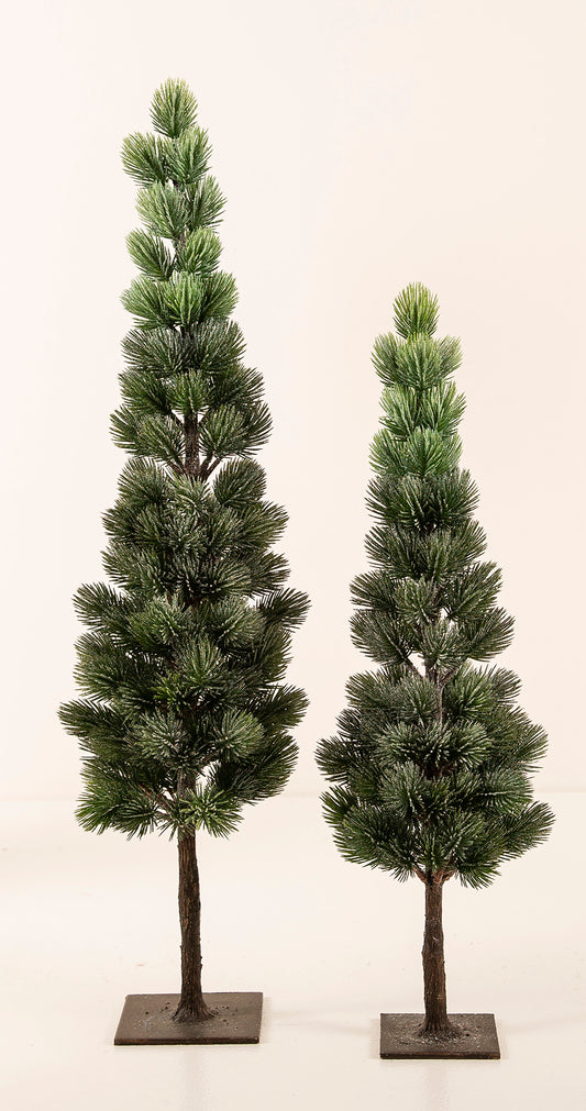 La Vida Kunstigt Juletræ med Metalfod, Højde 53 cm, Diameter 21 cm
