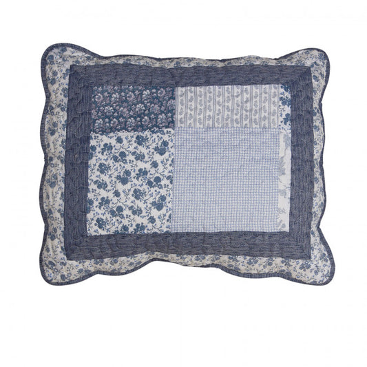 Fondaco - Cushion cover Cindy blue/50 50x60 cm