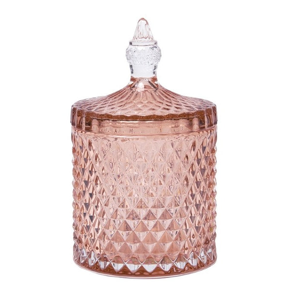 Speedtsberg -  Krukke m/låg D11x17cm glas Rosa