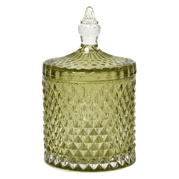 Speedtsberg -  Krukke m/låg D11x17cm glas Grøn