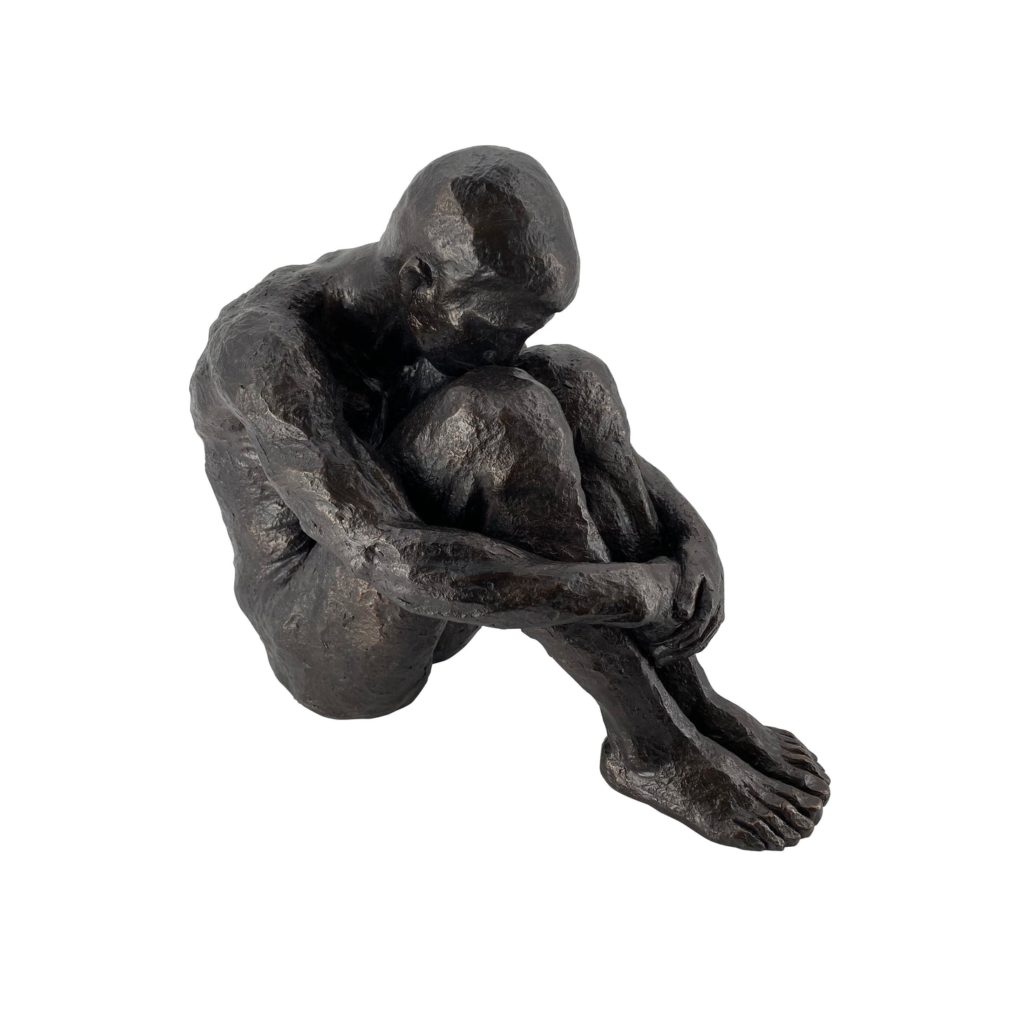 La Vida - Elegant mand, antik kobber H33xL32 cm