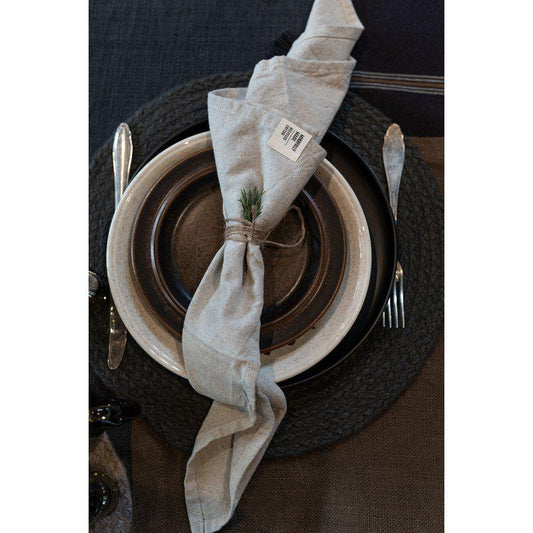 Fondaco VIDE Napkin, Flax-coloured, 45x45 cm, Recycled materials