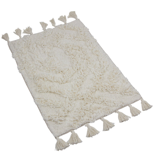 Fondaco MITZI Carpet, Off-white 60x90 cm, 100% Cotton, 1700 GSM