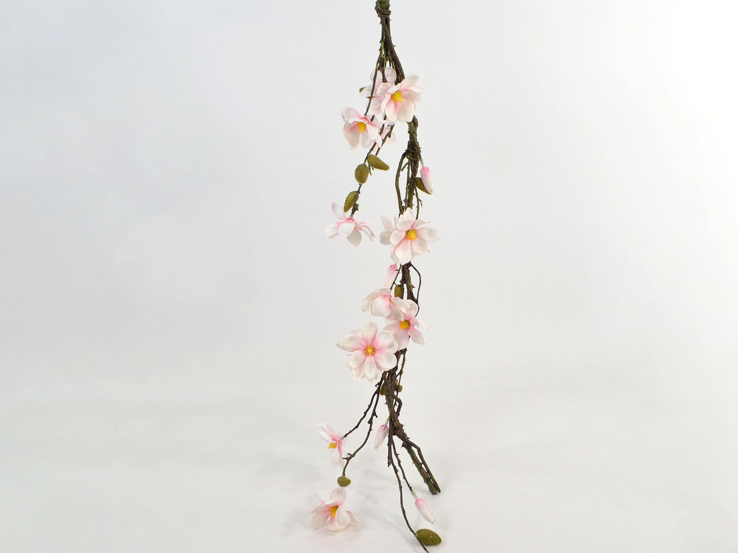Deko Florale - Magnolia guirlande, pink