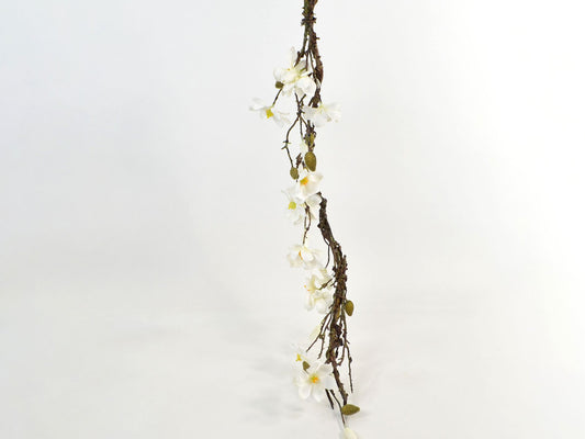 Deko Florale - Magnolia guirlande, hvid