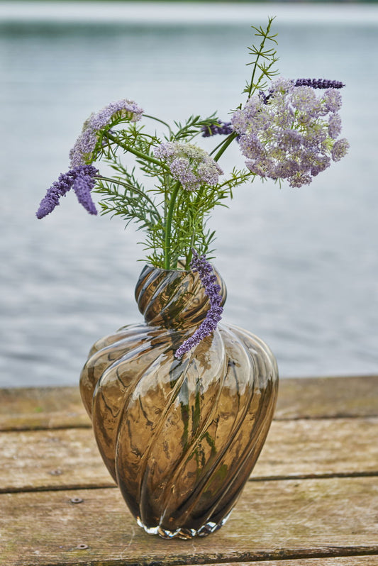 Speedtsberg - Vase art D21x30cm glas, Brun