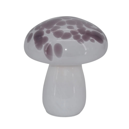 La Vida -Mushroom glaslampe LED, stor, Lavendel