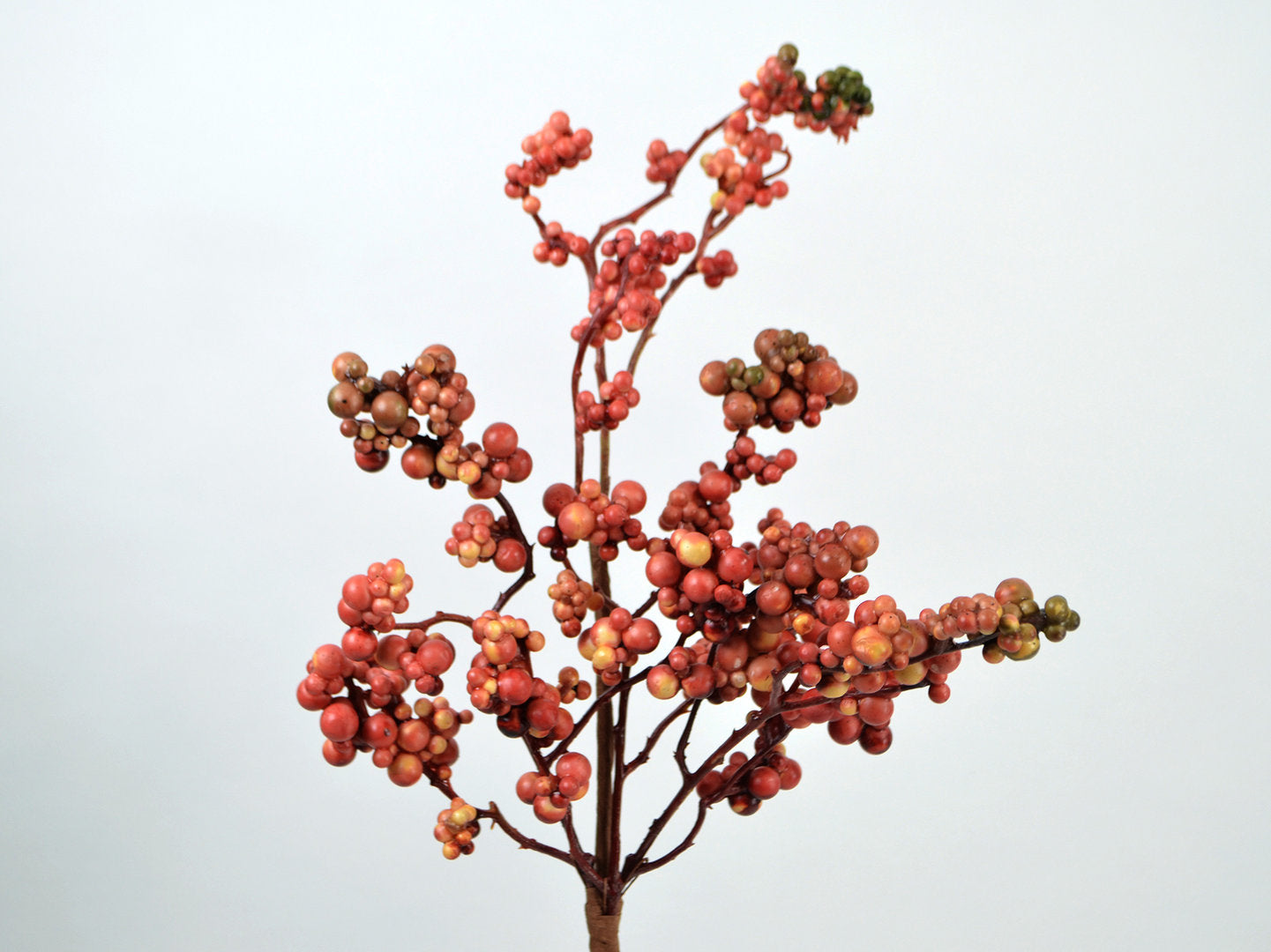 Deko Florale - gren med bær, 50 cm, lys mallow