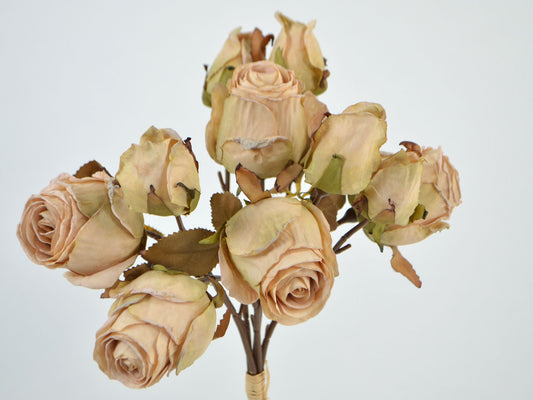 Deko Florale - Bundt af cremefarvet roser