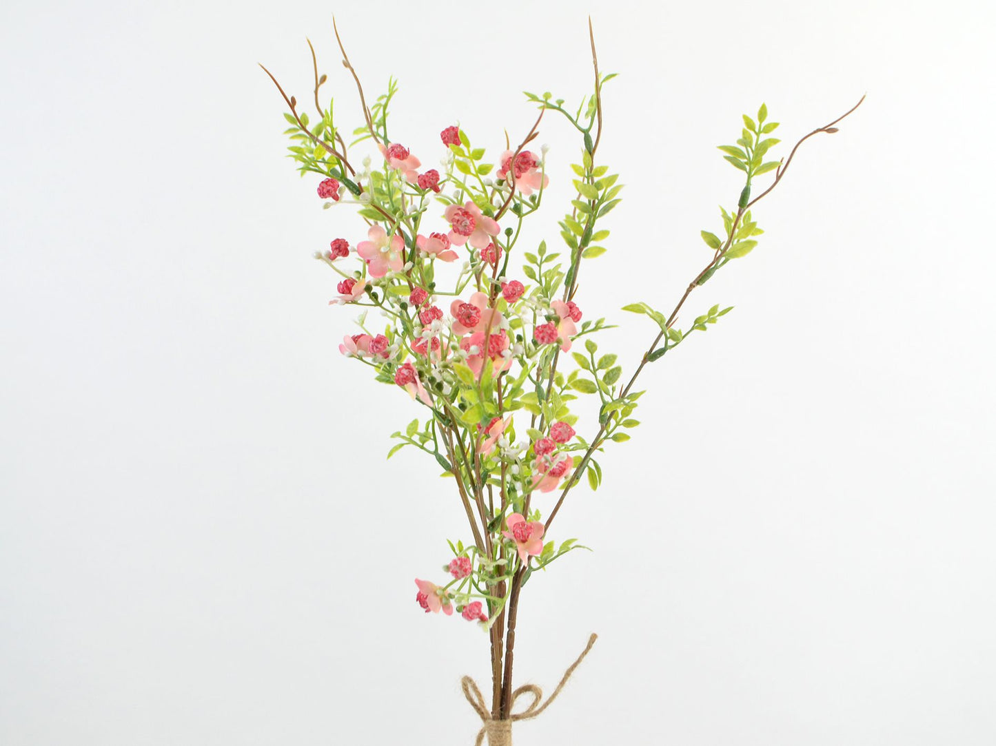 Deko Florale - Bundt af Blomstergrene, pink