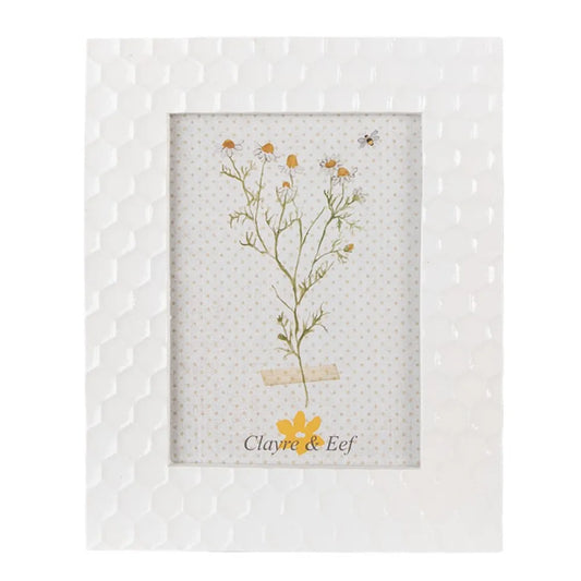 Clayre & Eef - Moderne Hvid Billedramme, Foto Størrelse 13x18 cm